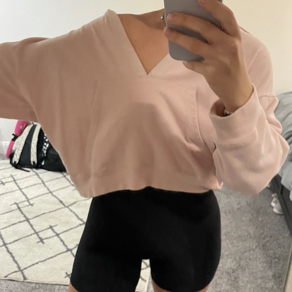 Light pink fabletics hoodie